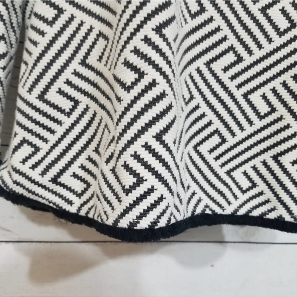 Anthro W5 Black and White Patterned Knit Top - Picture 6 of 7